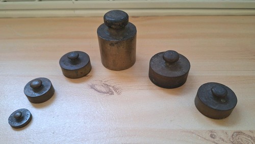 Stück alte messing - 6,