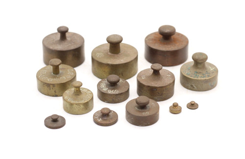 13x antike gewichte - 13x,