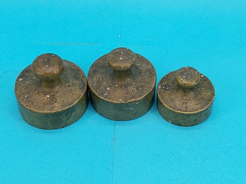 Alte gewichte aus messing - 3,
