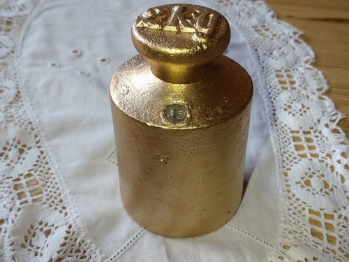 Altes gewicht goldfarben - altes,