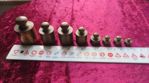 Alte gewichte messing - x,