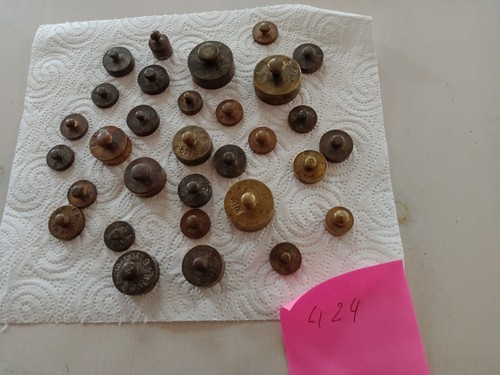 Alte messing gewichte - messing, konvolut